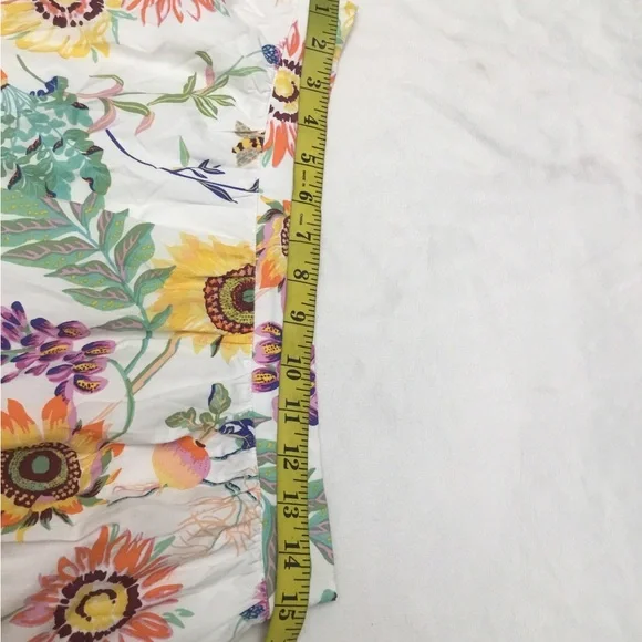 Elie Tahari White and Purple Floral Skirt - Picture 3 of 16